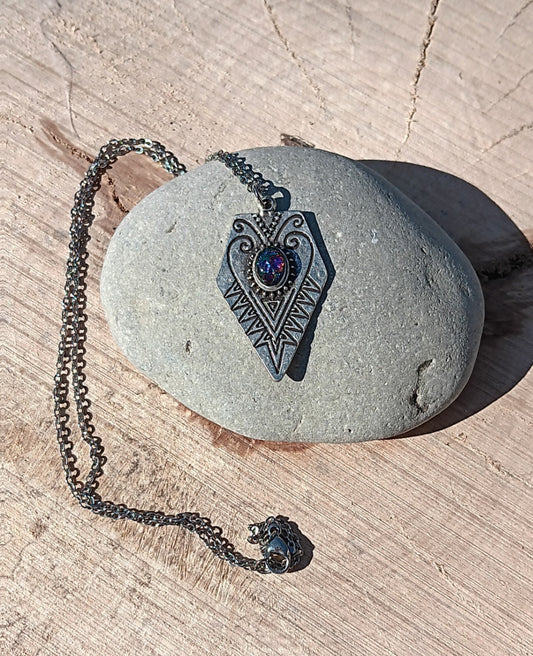 Tribal Glow Pendant Necklace