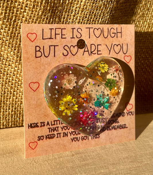 Pocketful of Sunshine and Sparkles Resin Pocket Hug