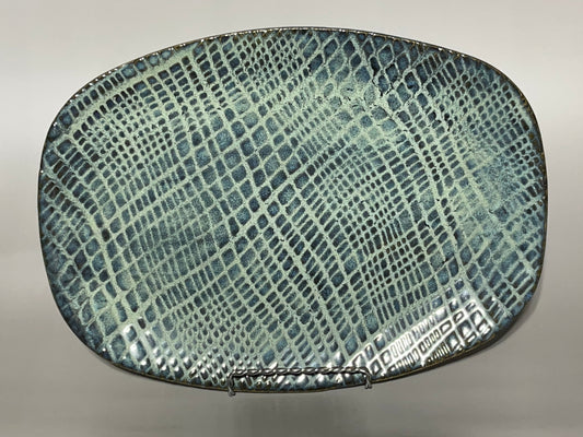 Handmade Ceramic Large Oval Tray