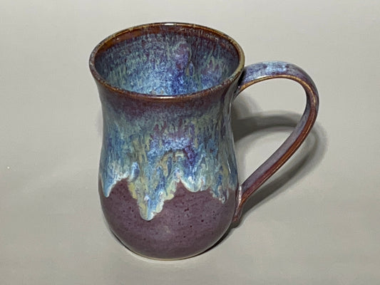 Handmade Ceramic Purple Drippy Mug