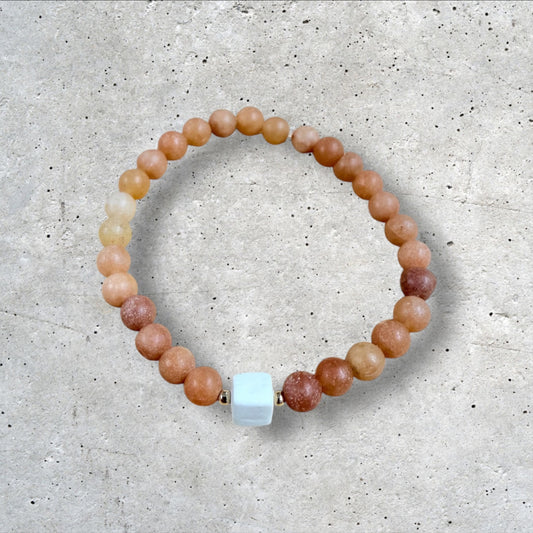 Warm Toned Beaded Bracelet