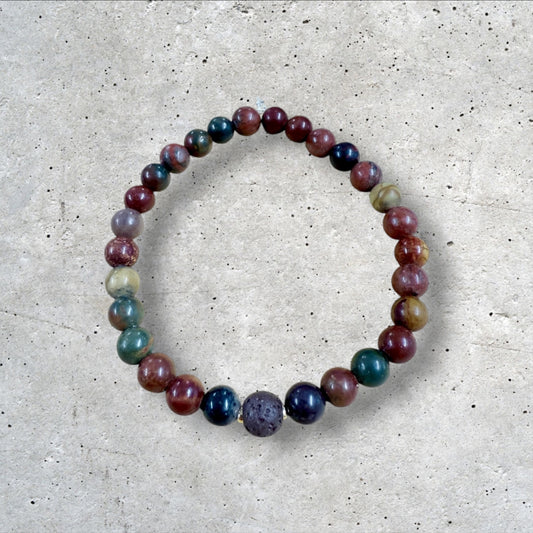 Natural Tones Beaded Bracelet