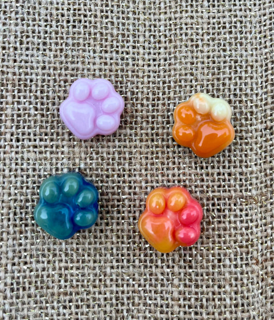 Dog Paw Print Resin Magnet