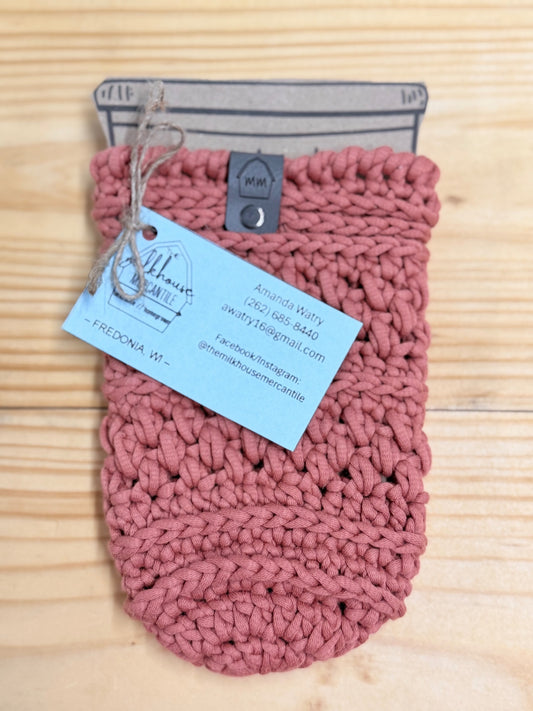 Crochet Venti Cup Sleeve Pink