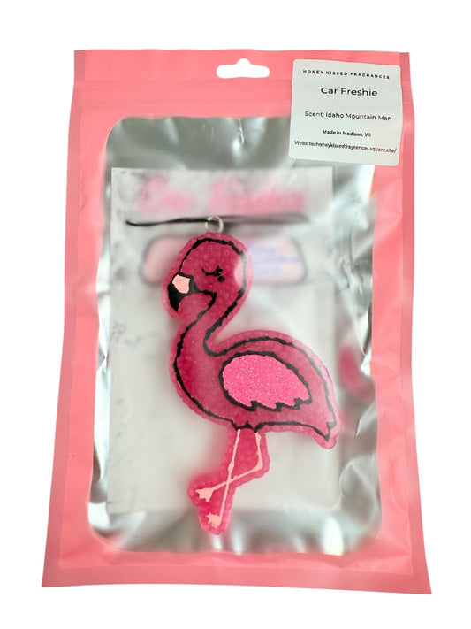 Flamingo Car Freshie - Idaho Mountain Man