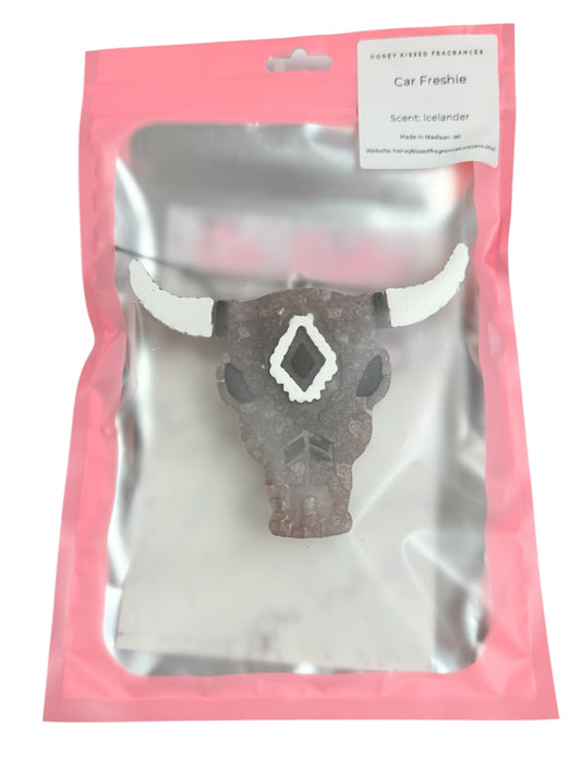 Bull Skull Car Freshie - Icelander