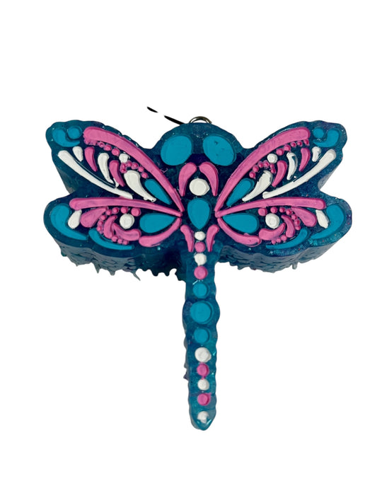 Dragonfly Car Freshie - Clean Cotton