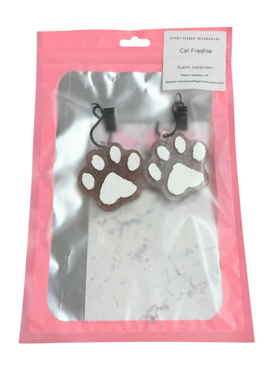 Paw Print Car Vent Flip - Icelander