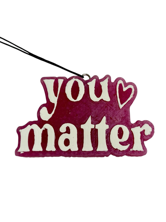 "You Matter" Car Freshie - Watermelon