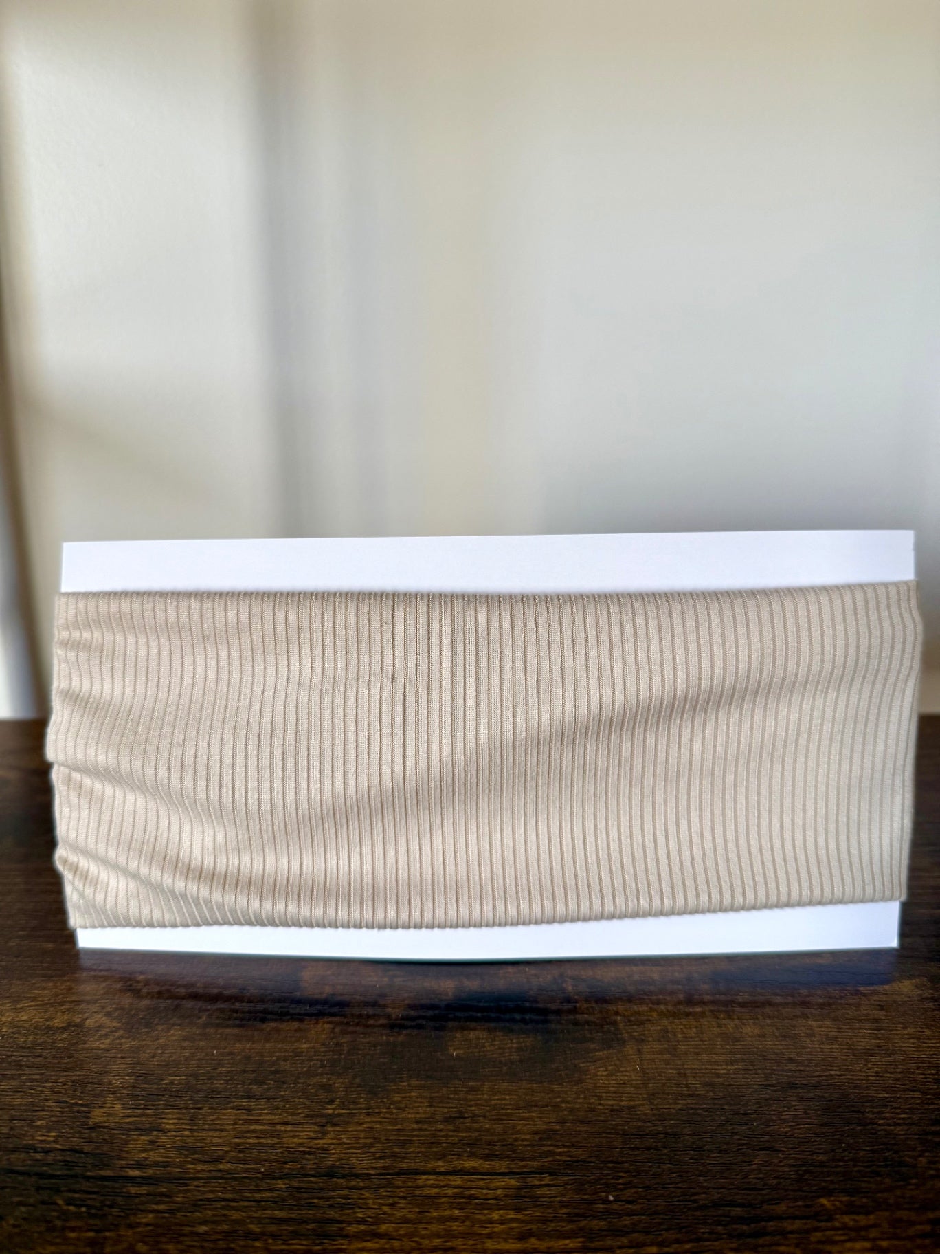 Textured Beige Headband