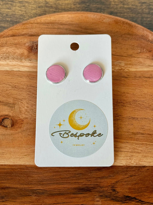 Pink Polymer Clay Earrings