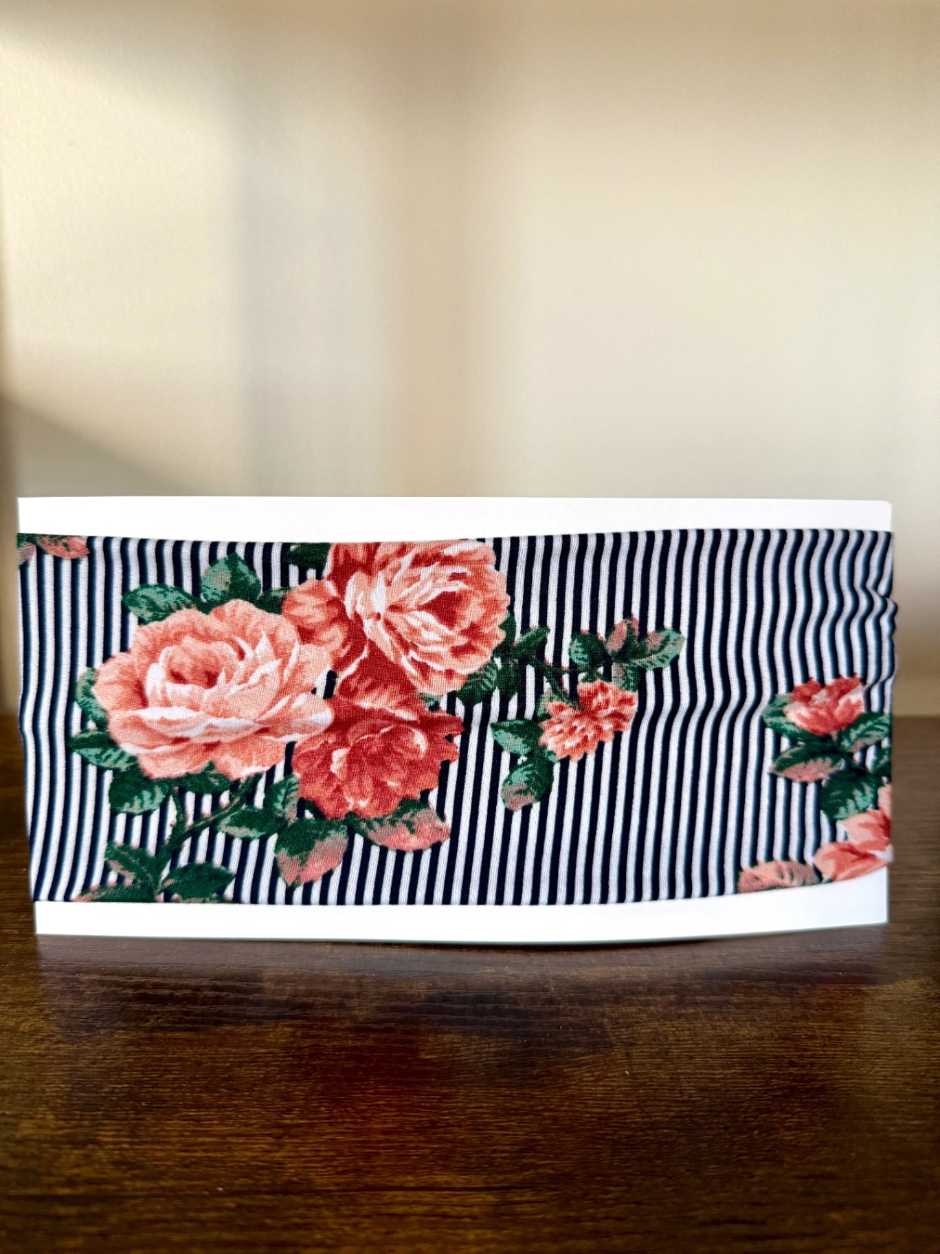 Striped Floral Headband