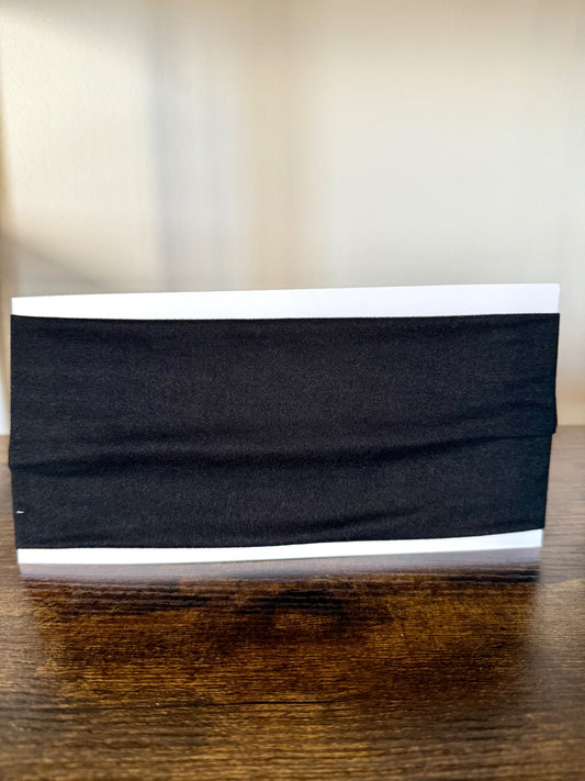 Sleek Black Headband