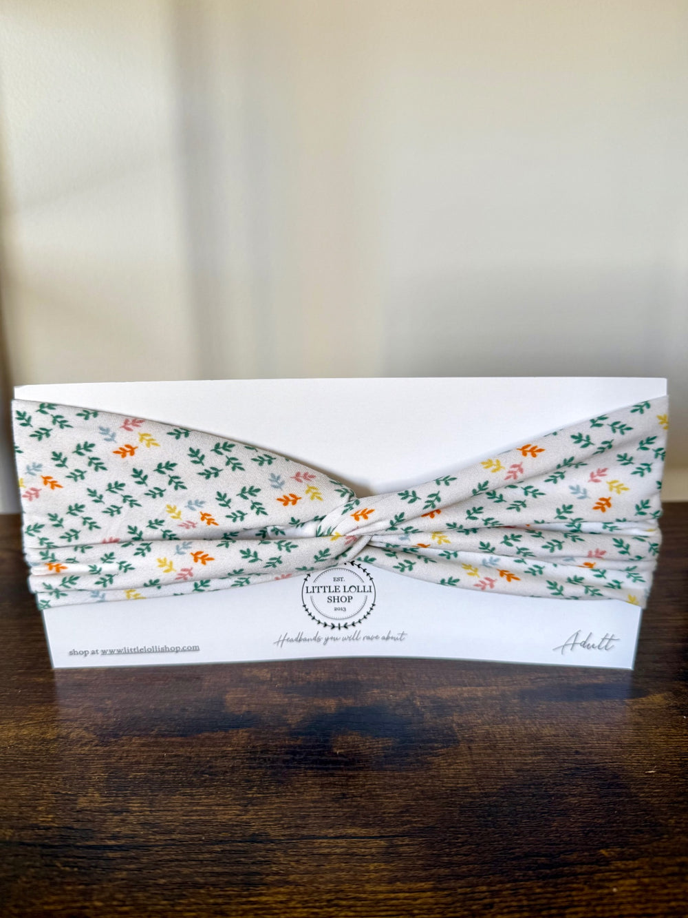 035 - Floral Leaf Headband