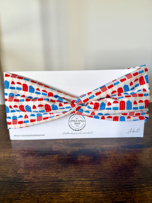 Patriotic Popsicle Headband
