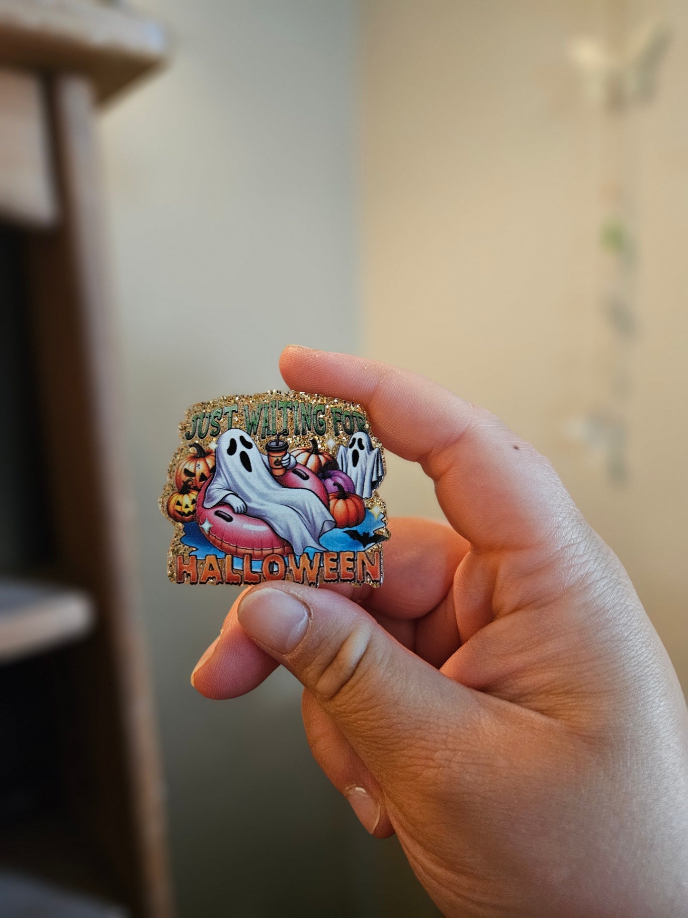 Waiting for Halloween Decorative Magnet