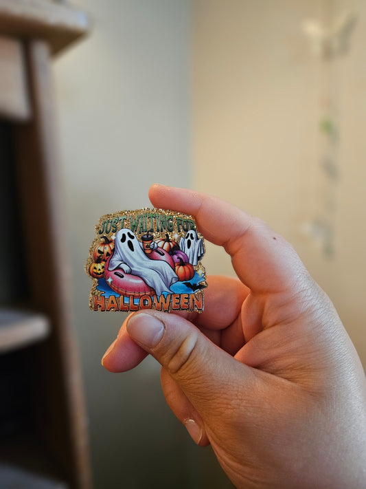 Waiting for Halloween Decorative Magnet