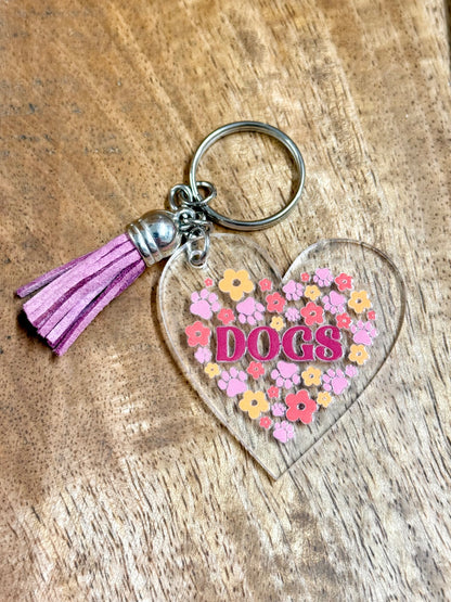 036 - Dog Lovers Acrylic Keychains