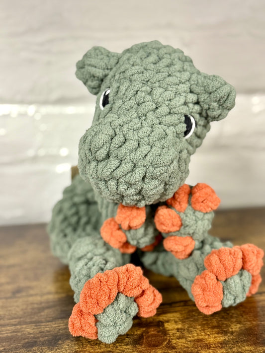 Hunter the Hippo Lovey Cuddler 
