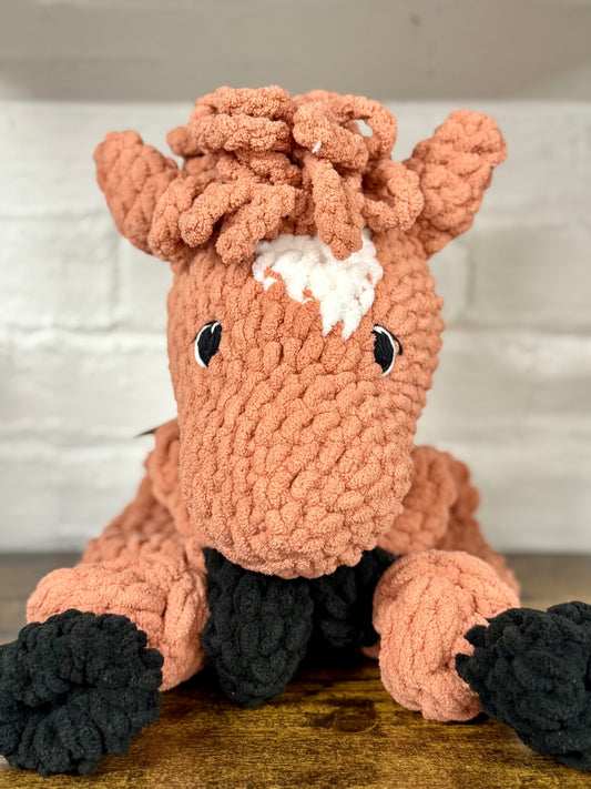 Crochet Horse Cuddler