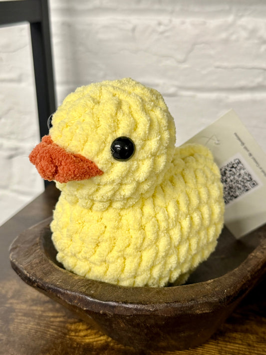Crochet Rubber Ducky Plush