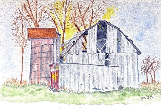 Old Barn in Sunlight
