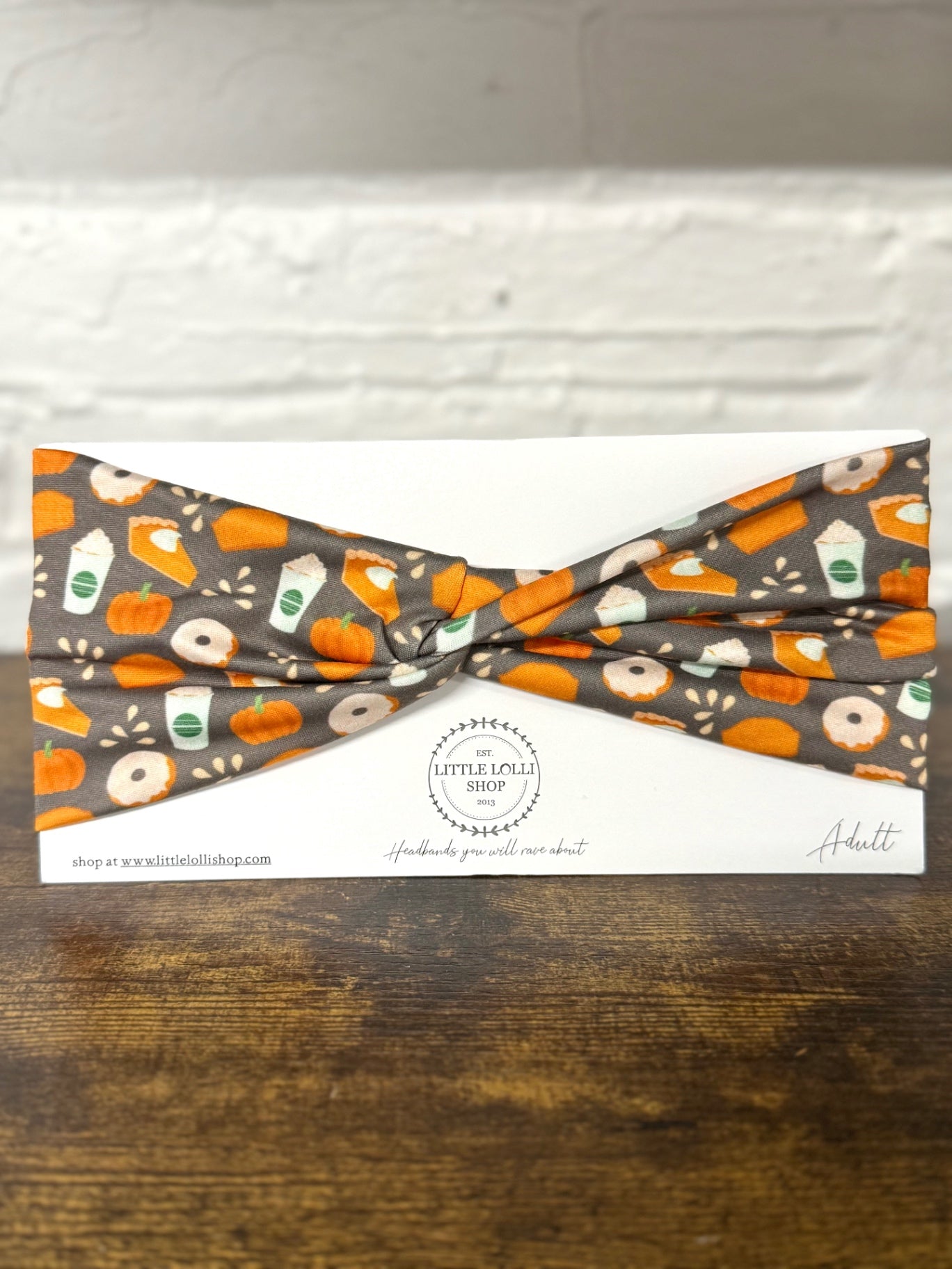 Pumpkin Spice Coffee Headband