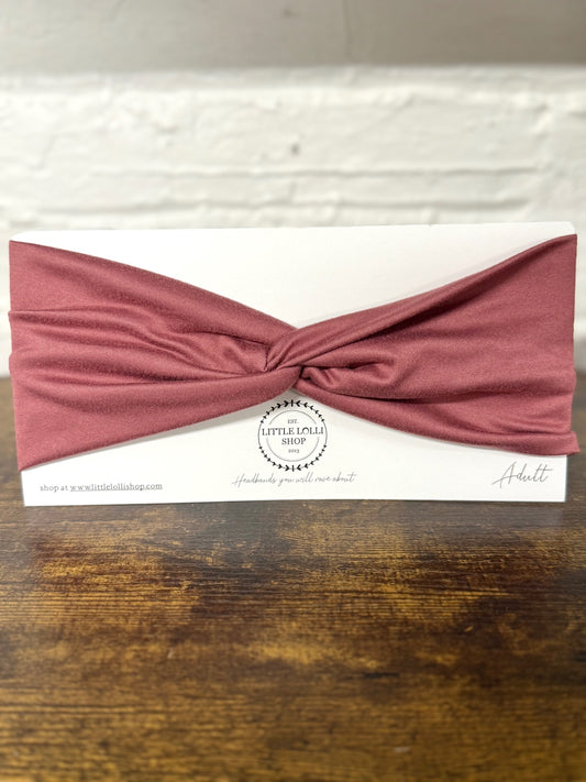 Dusty Rose Headband