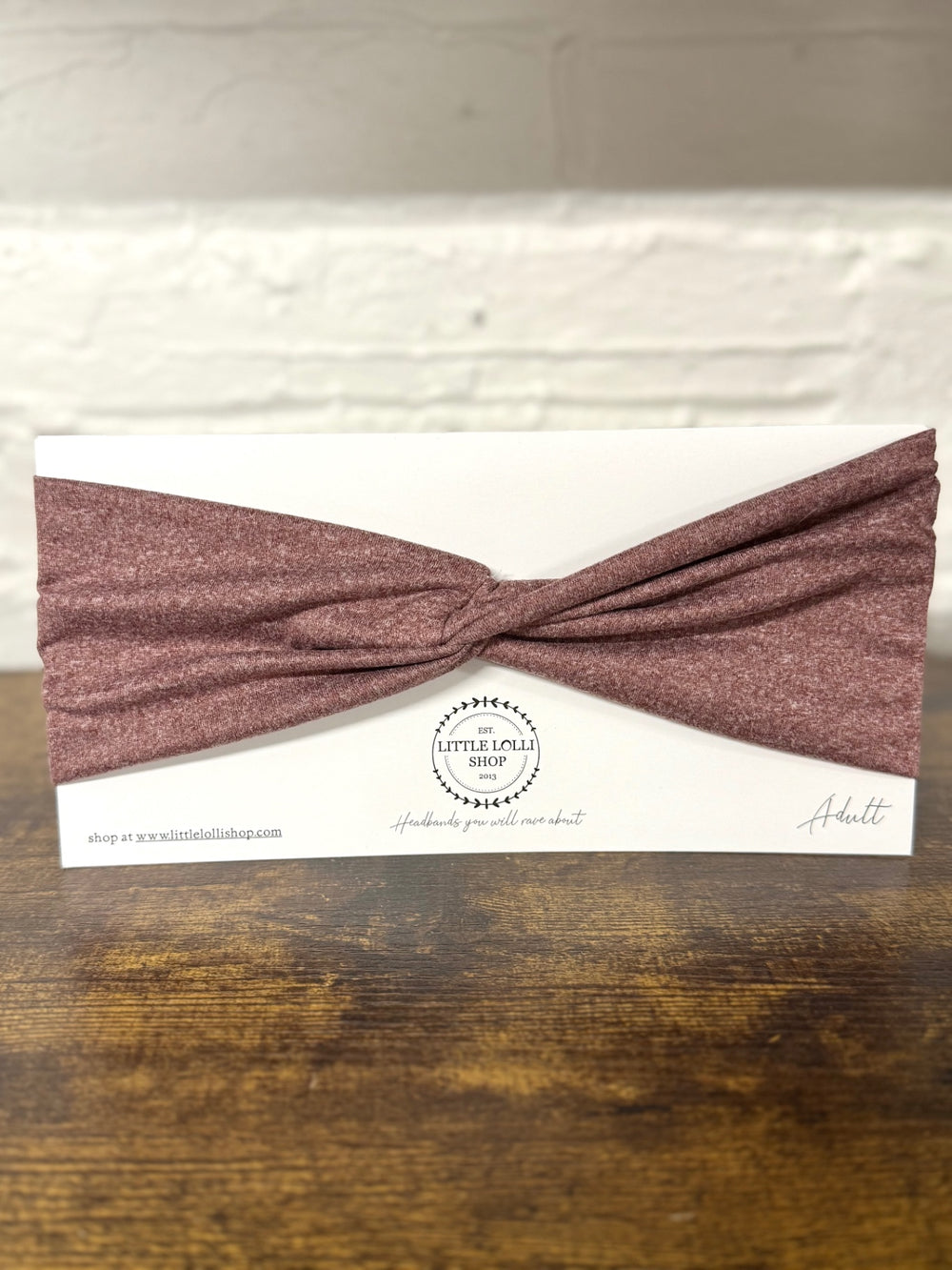 035 - Heathered Purple Headband