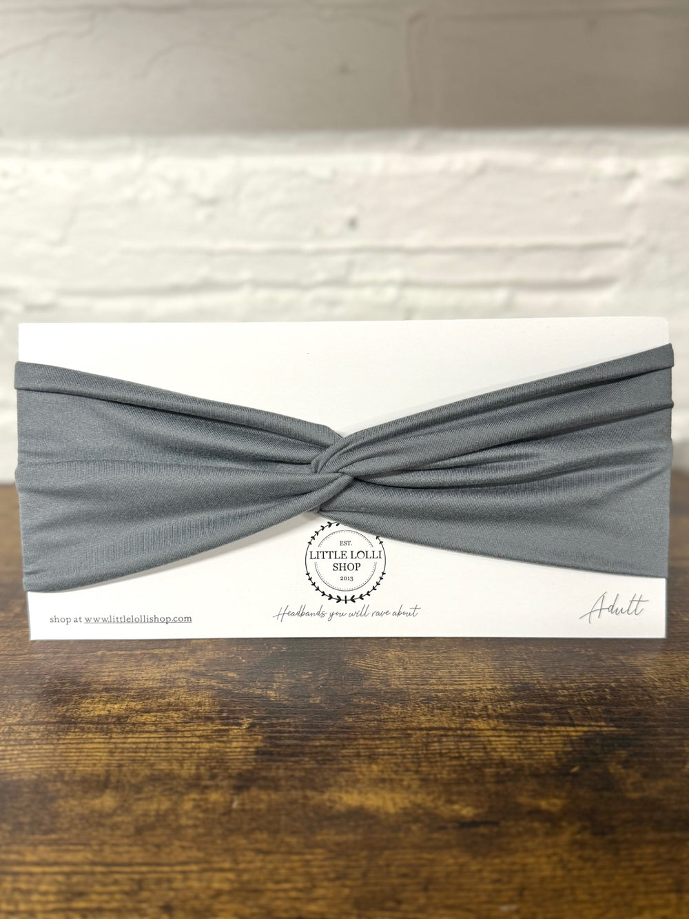 035 - Gray Headband
