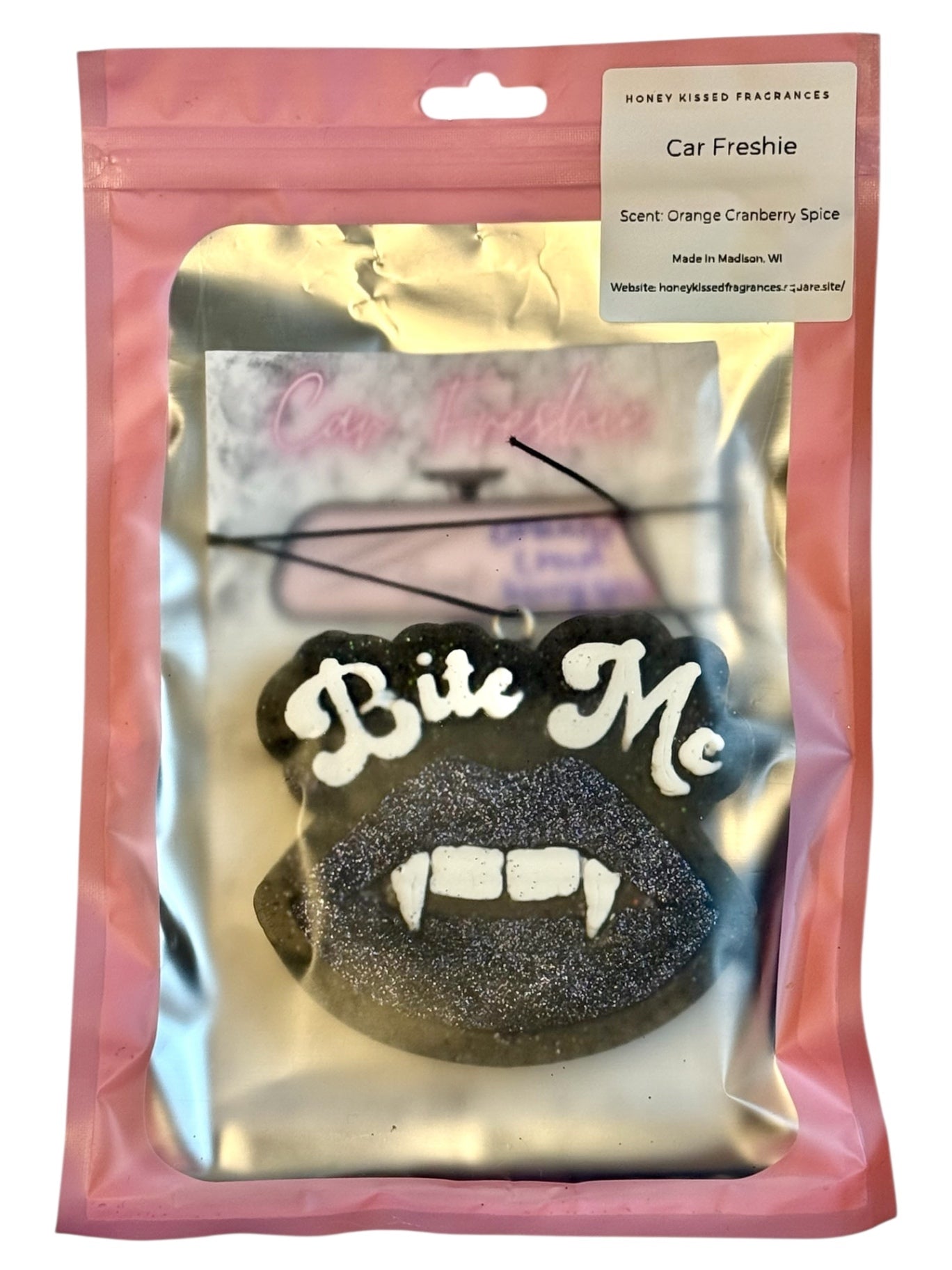 Bite Me Fall Car Freshie - Orange Cranberry Spice