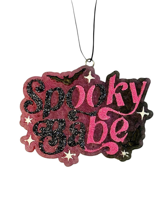Spooky Babe Car Freshie - Spiced Pumpkin