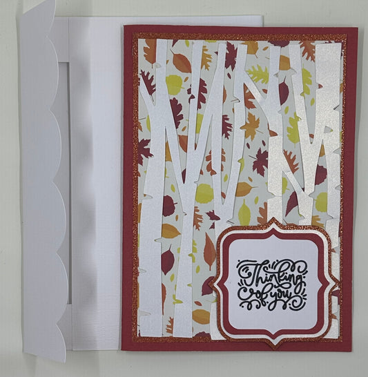 Thinking of You Greeting Card with matching envelope