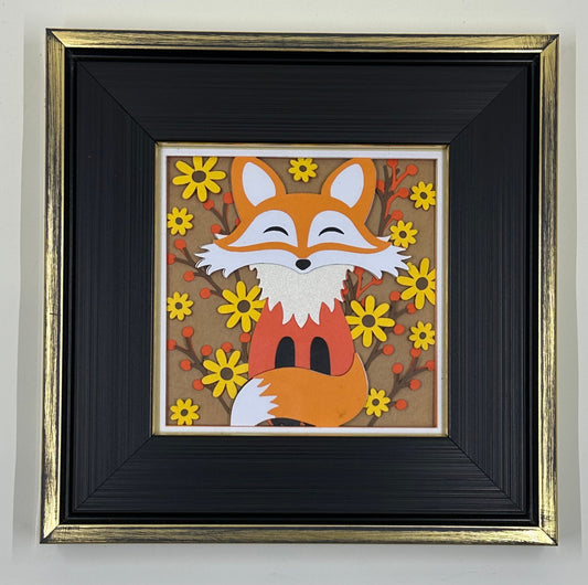 Foxy Fall Shadowbox