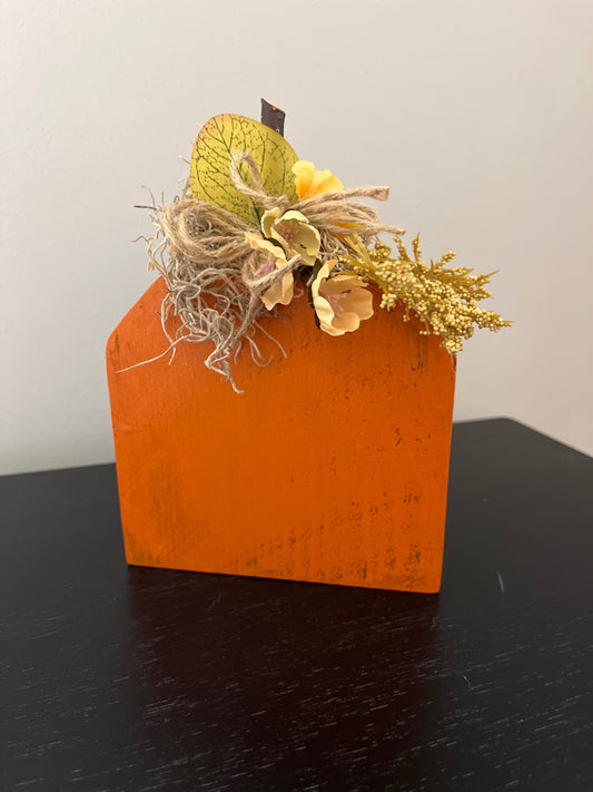 Wood pumpkin