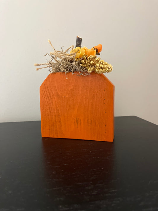 Wood pumpkin