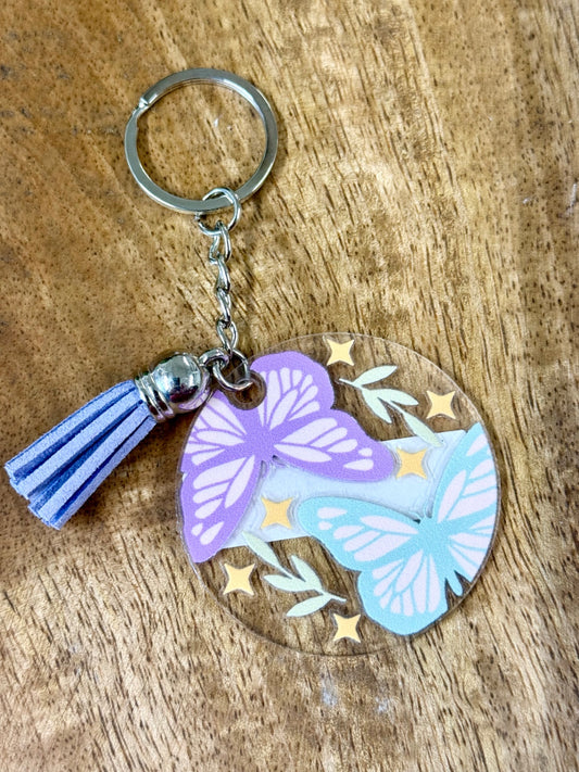036 - Butterfly Acrylic Keychains