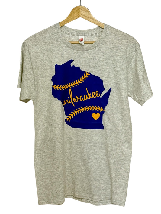 016 - Brewers Ash Gray Tee