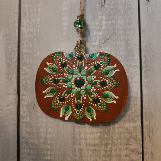Green Pumpkin Ornament