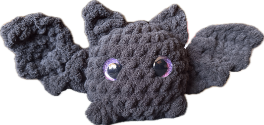 Crochet bat plushie 