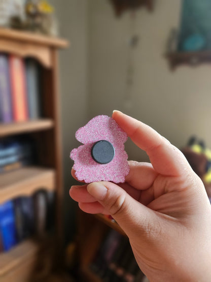 Mushroom and Flower Decorative Magnet