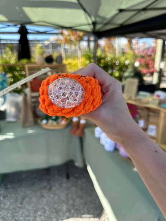 Crochet squishy stress ball