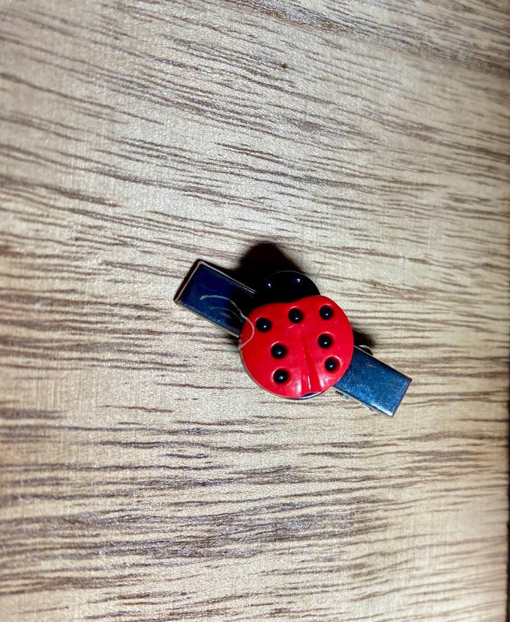 042 - Kids Lady Bug Hair Clip