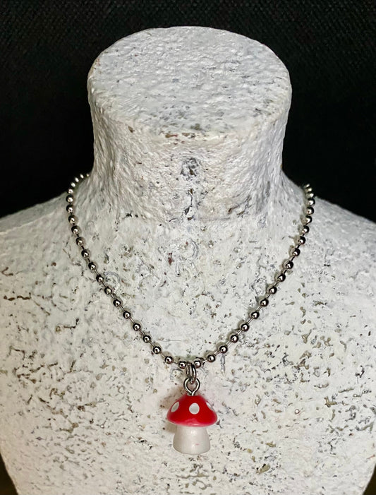 Kids Mushroom Necklace