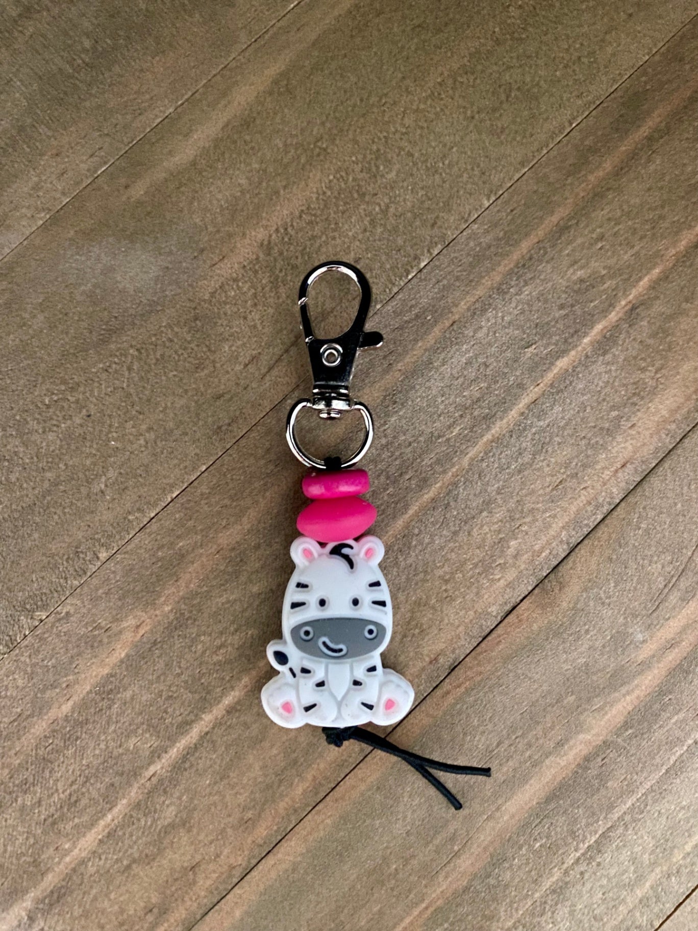 Kids Zipper Clip Buds  -  Zebra