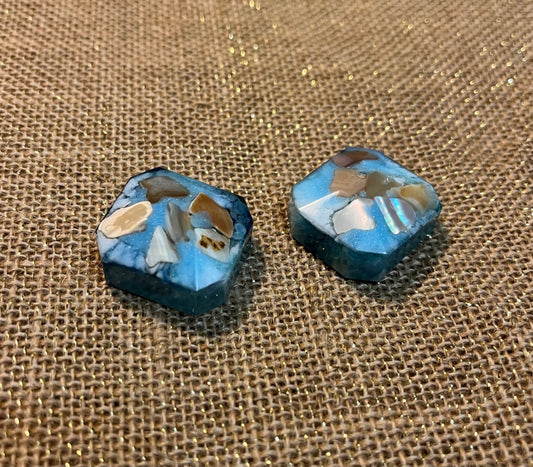 Coastal Charm Square Resin Magnet