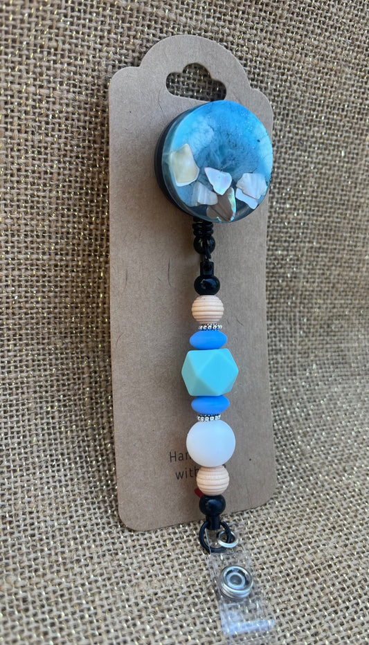Ocean Treasures Resin Badge ID Reel