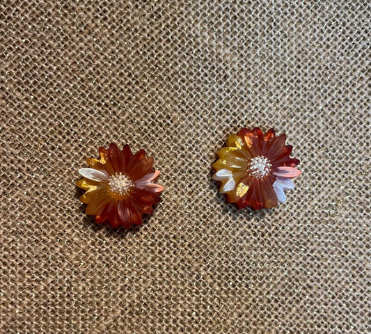 Cheerful Sunflower Resin Magnet