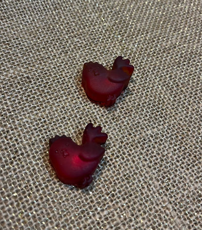 Cluck-tastic Resin Chicken Magnet