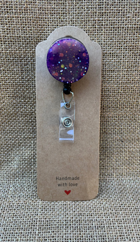 Glitter Glow Pink and Purple ID Reel